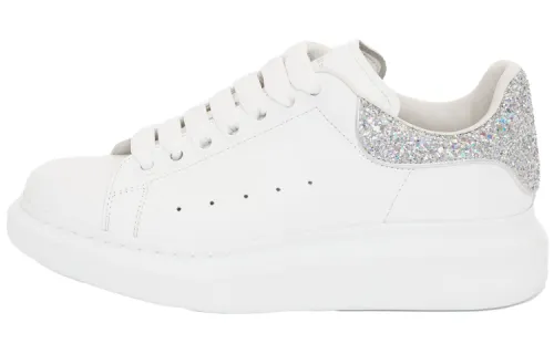 Alexander McQueen Oversized Sneaker 'White Holo Silver' Women's