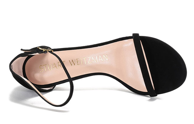stuart weitzman Velour Heeled Sandals