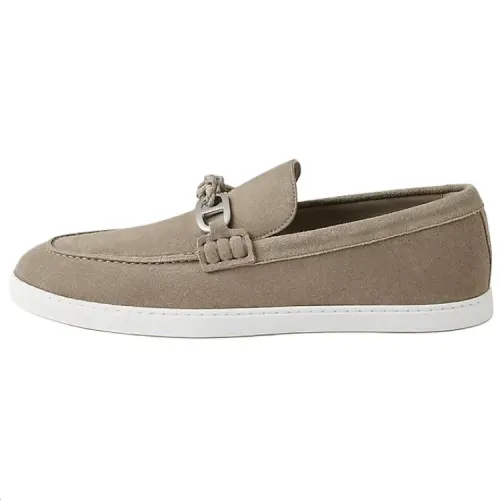 HERMES Ignacio Loafers Men's Taupe