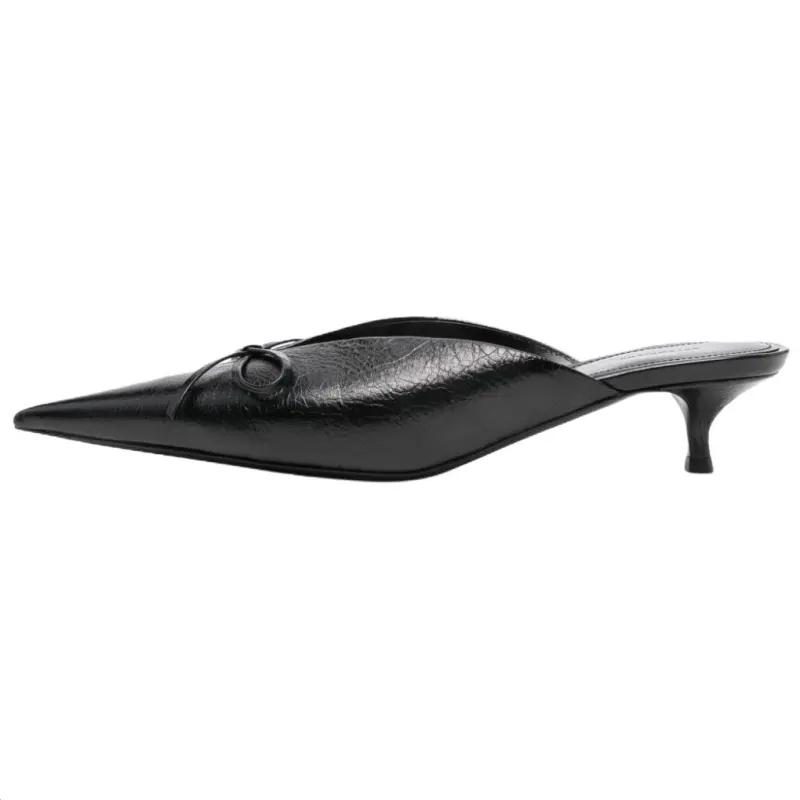 Balenciaga Knife Bow Detailed Mules Women's