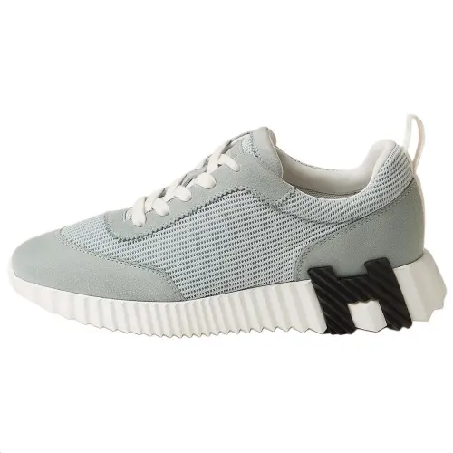 HERMES Bouncing Low top Casual Shoes 4cm Women's Gray