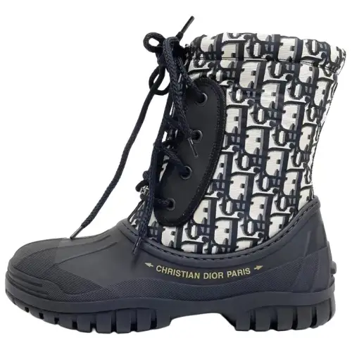 DIOR D Venture Ankle Boots Women's Blue