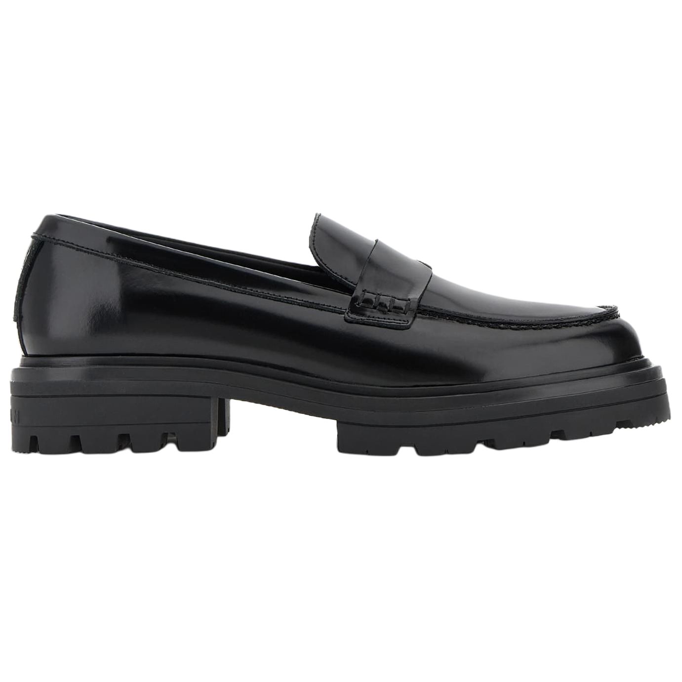 HOGAN H673 Round Toe Loafers