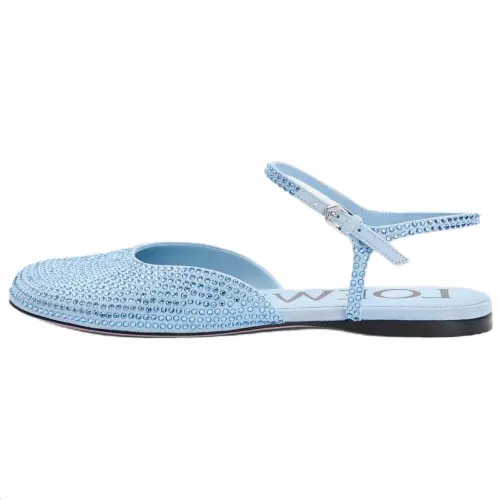 LOEWE Toy Sheepskin Casual Shoes Women's Baby Blue