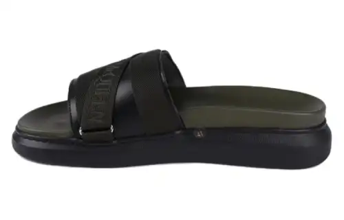 Alexander McQueen Slide Slippers Men's Green