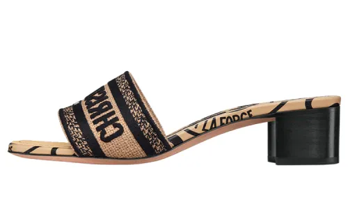 DIOR Dway Slide Slippers Women's Beige