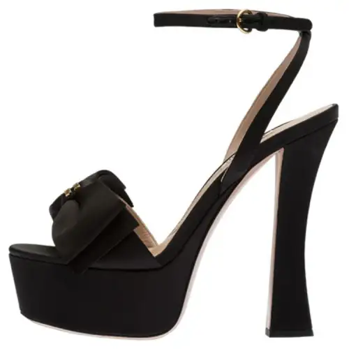 MIU MIU One Strap Sandals Women's Black