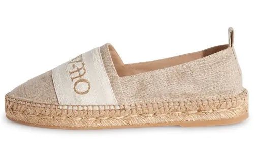 OFF-WHITE Bookish canvas espadrilles Women's