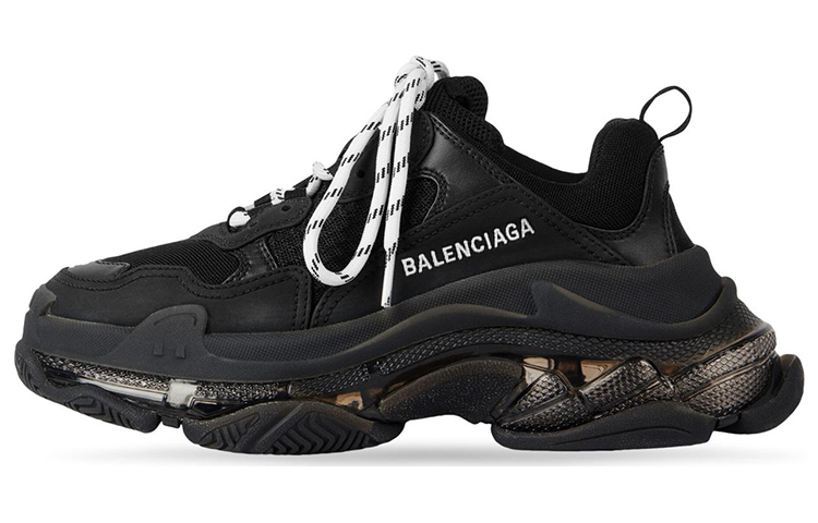 Женские кроссовки Balenciaga (черные) — фото 1