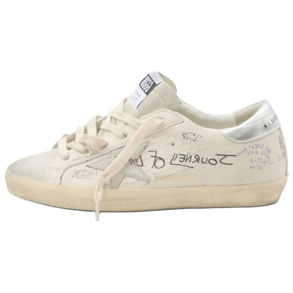 Женские кеды Golden Goose Super-Star (белые)