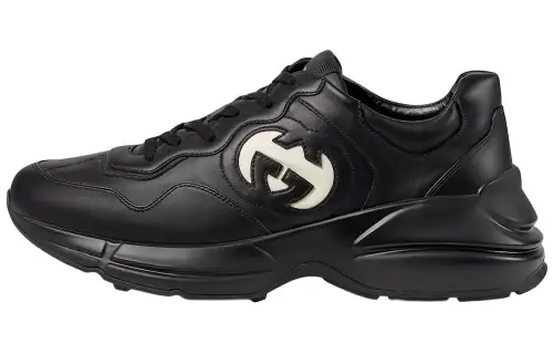 Gucci Rhyton 'Interlocking G - Black Ivory'