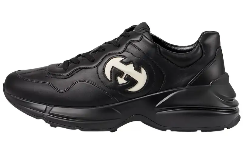 Gucci Rhyton 'Interlocking G - Black Ivory'