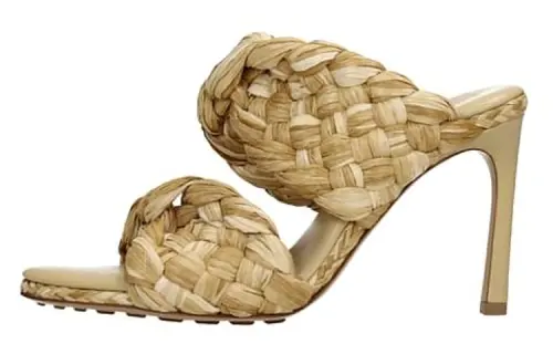 Bottega Veneta Slide Slippers 10.5cm Women's Beige