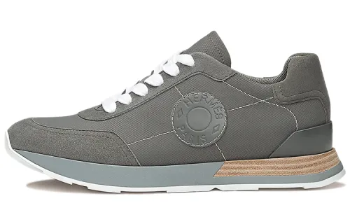 HERMES Drive Low top Casual Shoes Women's Ash Gray