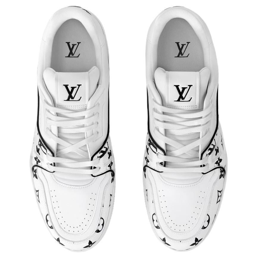 Мужские кеды Louis Vuitton Trainer (белые) — фото 3