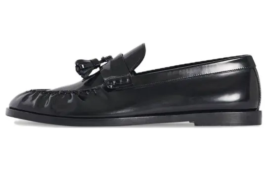 THE ROW Tassel-detail Leather Loafers