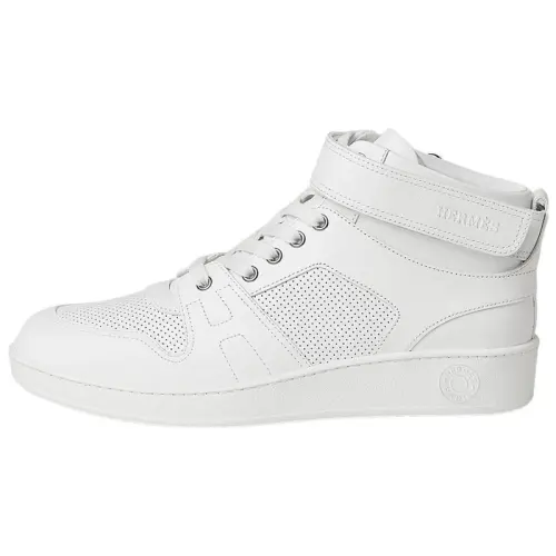 HERMES Freestyle High top Skateboard Shoes Men's White