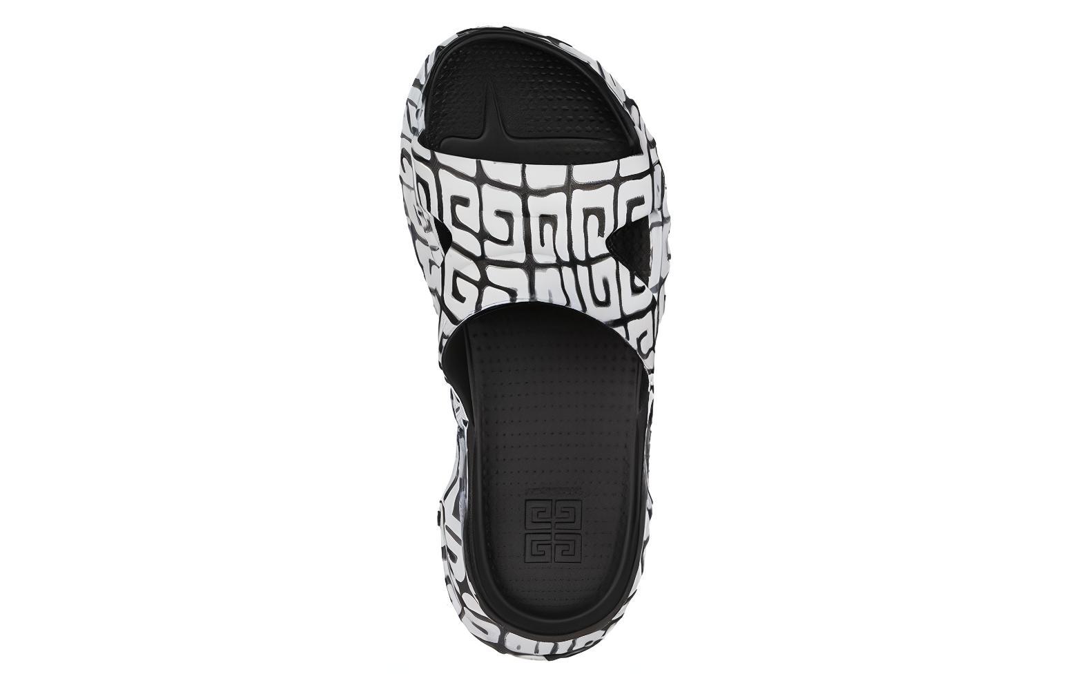 Givenchy Slide Slippers Men's Black White