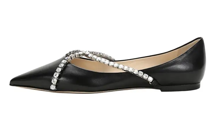 Jimmy Choo Genevi Flat Casual Shoes Women's Black