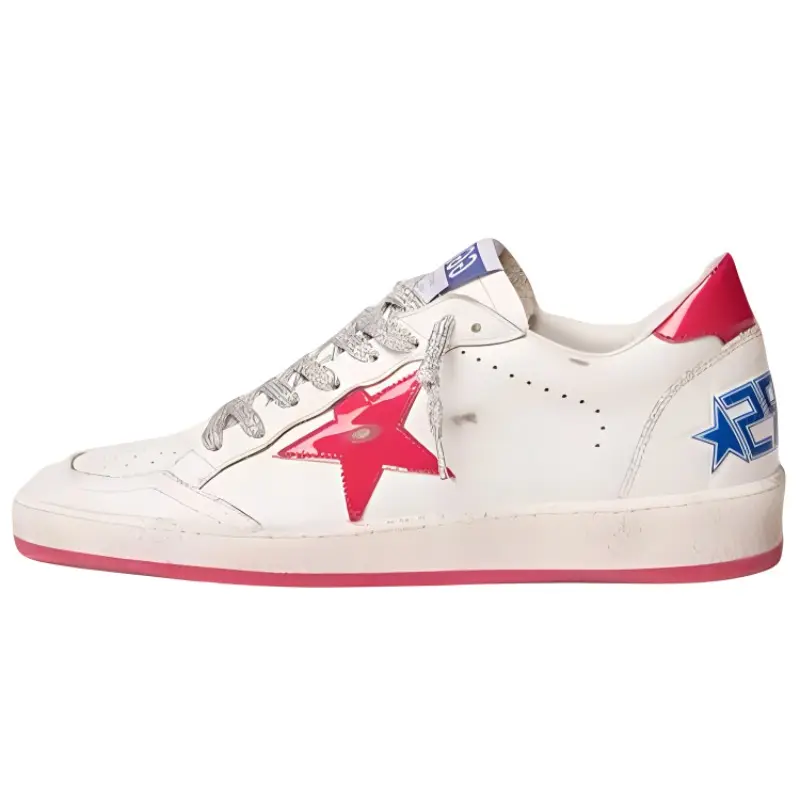 Golden Goose Ball Star Skateboard Shoes Women's Low Top White