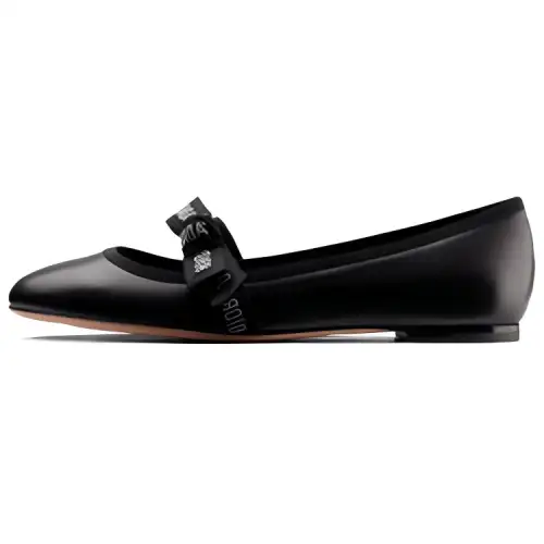 DIOR J'Adior Flat Casual Shoes Women's Black