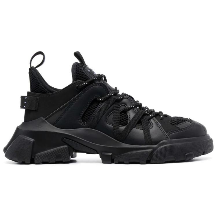 McQ Alexander McQueen Leather Low top Sports Casual Shoes Men's Black