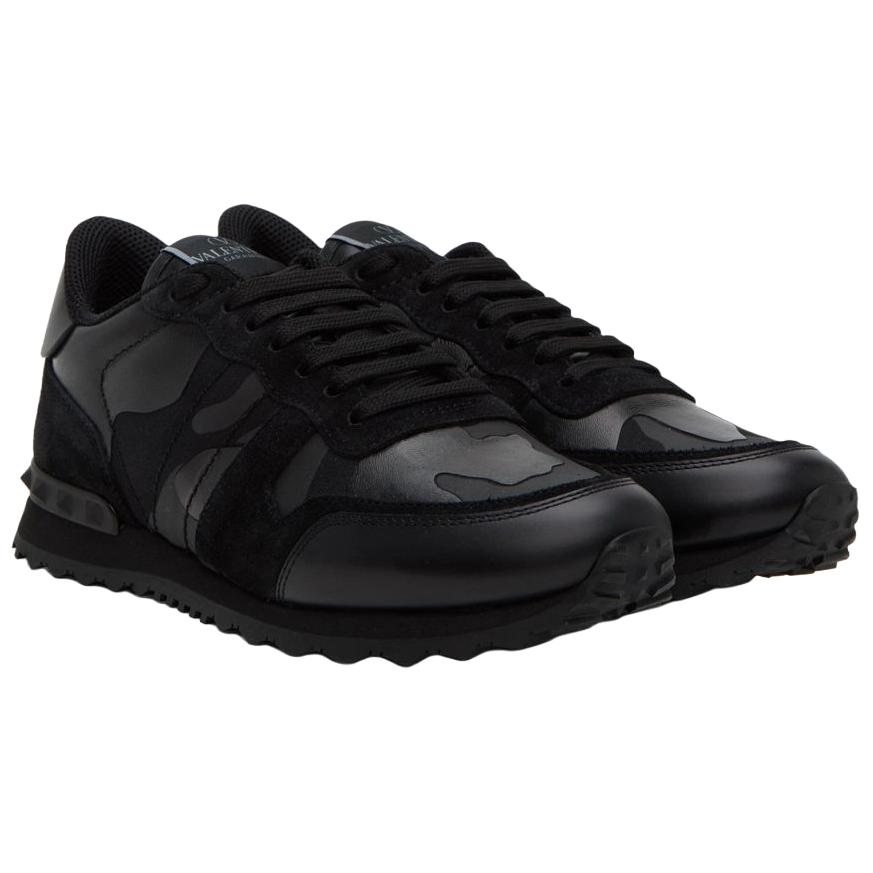 Мужские кроссовки Valentino GARAVANI CAMOUFLAGE NOIR ROCKRUNNER (черный) — фото 3