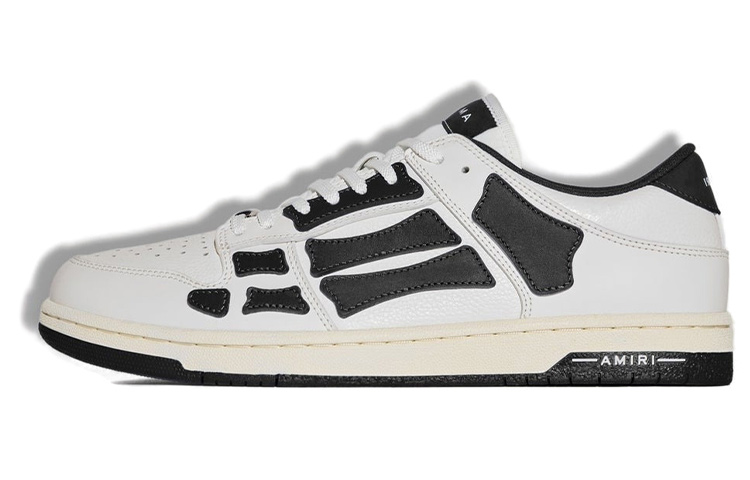 AMIRI Skel Top Low 'White Black'