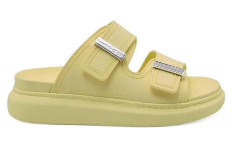 Alexander McQueen Hybrid Slide Slippers Women's Yellow