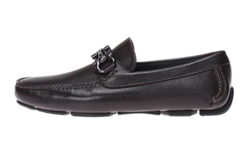 Ferragamo Gancini Moccasin Loafers Men's