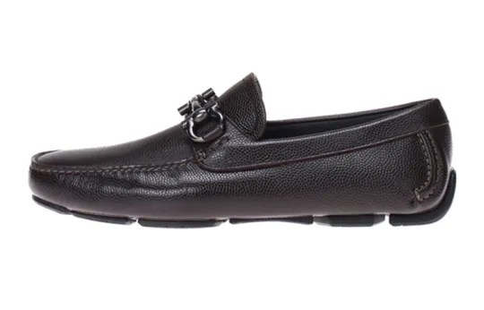Ferragamo Gancini Moccasin Loafers Men's