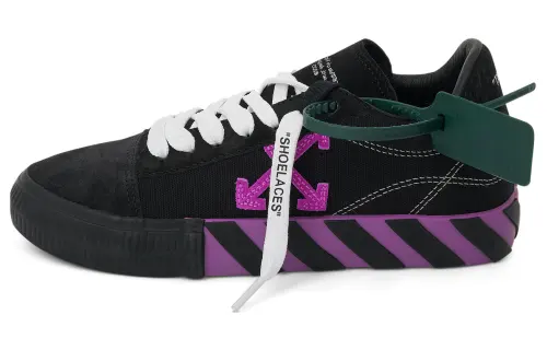 OFF WHITE Vulc Low Black Violet Women's