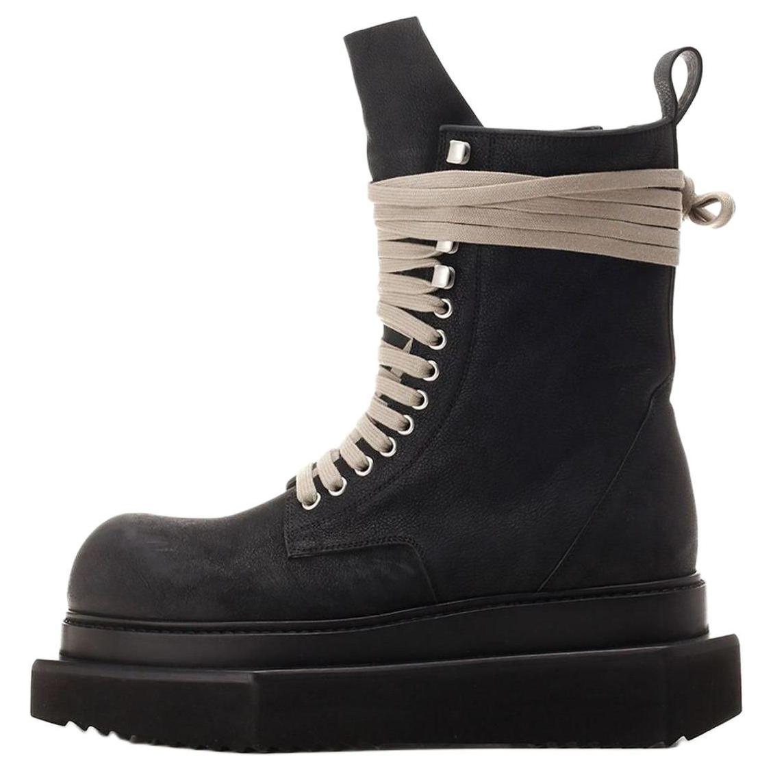RICK OWENS Turbo Cyclops Leather Boots