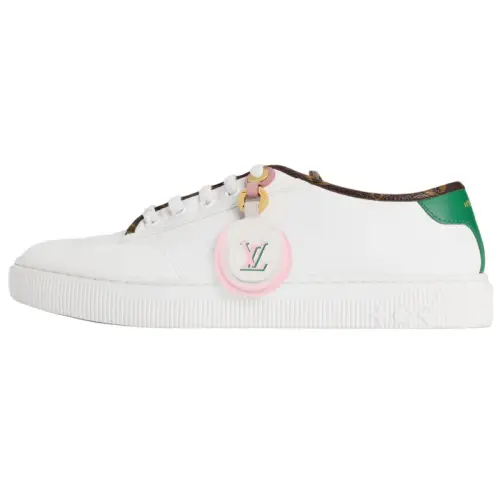 LOUIS VUITTON Lagoon Low top Canvas Shoes Women's White