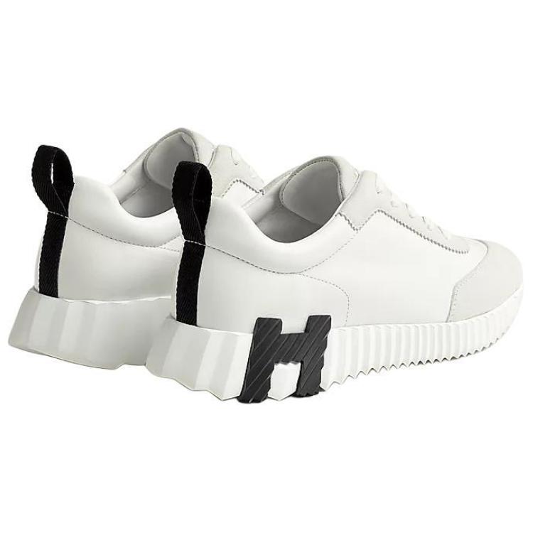 Женские кроссовки Hermes Bouncing (белые) — фото 4