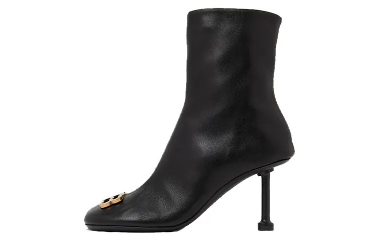 Balenciaga Groupie Heeled Ankle Boots Women's