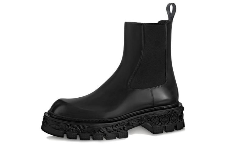 LOUIS VUITTON Lv Baroque Chelsea Boots 'Black'