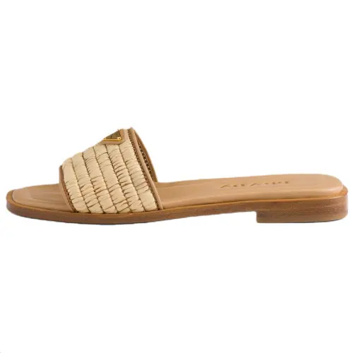 PRADA Slide Slippers Women's Beige