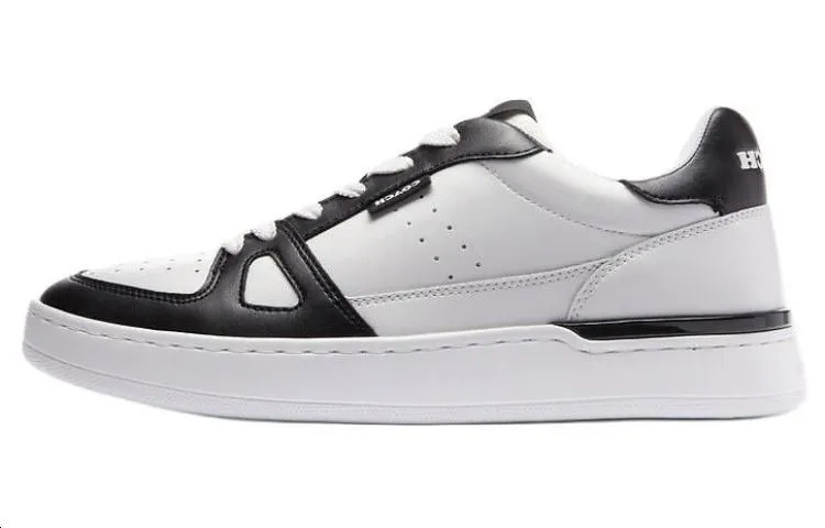 COACH Clip Leather Low top Skateboard Shoes Women's White