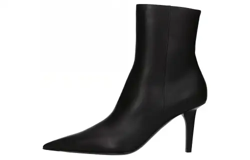 Balenciaga Knife PU Leather Ankle Boots 8cm Women's Black
