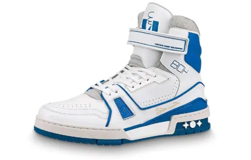 LOUIS VUITTON Trainer Boots 'White Blue'