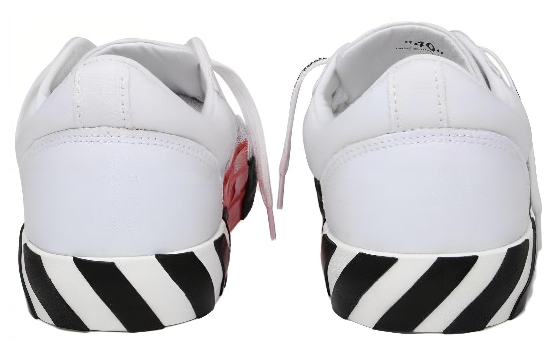Мужские кеды OFF-WHITE Vulcanized (белый) — фото 4