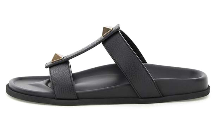 Мужские шлепанцы Valentino Garavani Slides (черные)