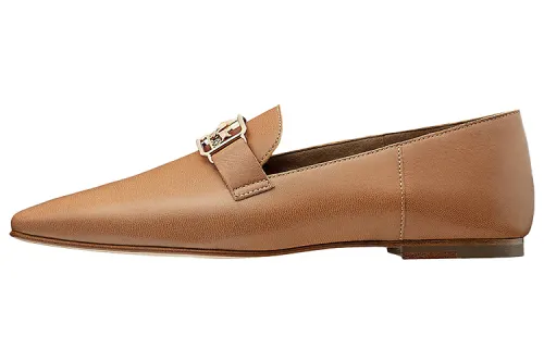 HERMES Time Casual Shoes Women's Brown
