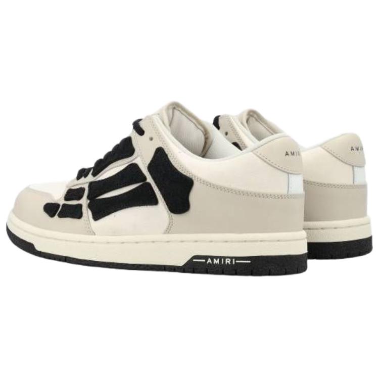 AMIRI Skel Low Top Beige Black