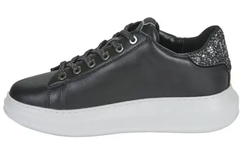 KARL LAGERFELD Kapri Signia Rhinestone-embellished Sneakers