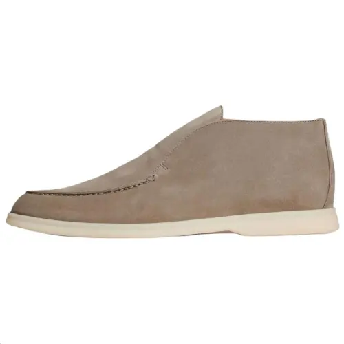 Loro Piana Open Walk Casual Shoes Men's Lime Gray