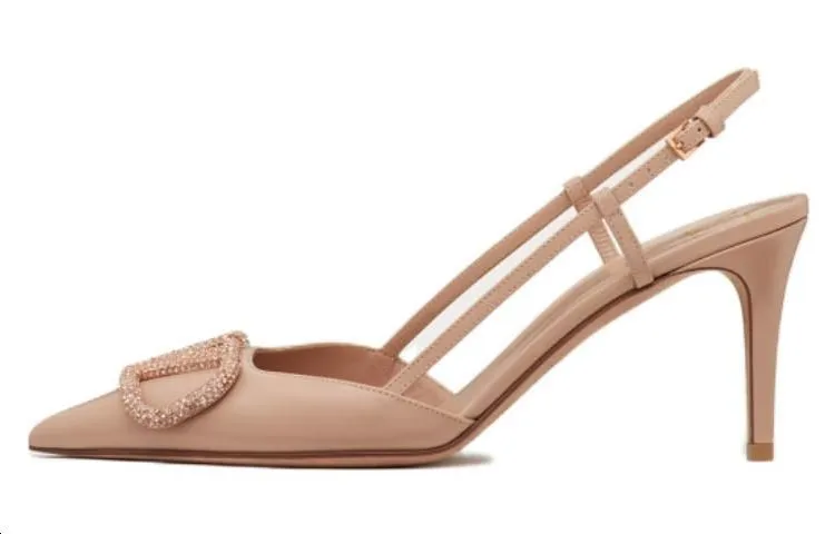 Valentino Garavani VLogo Signature 80mm Slingback Pumps