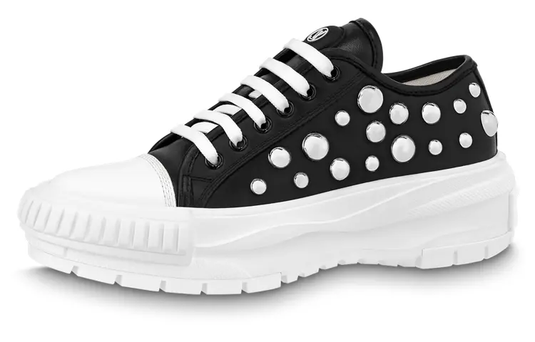 LOUIS VUITTON X Yk Academy Sneakers 'Black With White Dots' Women's