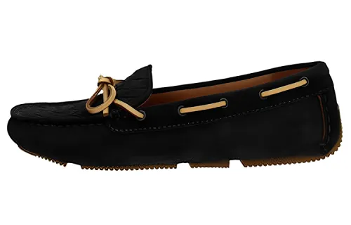 Bottega Veneta Suede Casual Loafers Shoes Women's Dark Gray